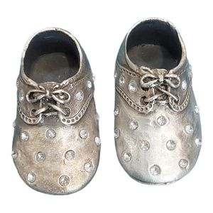 Pewter Rhinestones Shoes